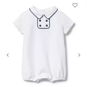 Janie & Jack Linen Collared One-Piece